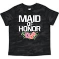 thumbnail image 3 of Inktastic Maid of Honor with Flower Illustration Girls Toddler T-Shirt, 3 of 5
