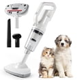 thumbnail image 1 of Aspiradora inalámbrica iPettie para pelo de mascotas, 12000 PA, potente succión con luz LED, 4 boquillas diferentes, para pelo de gato o perro, portátil y de mano., 1 of 5