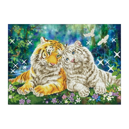 UPC: 4895225912537 | Diamond Dotz Facet Art Kit Advanced Tiger Smooch