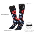thumbnail image 4 of Xecao Variety Of Fruits And Berries Print Compression Socks for Both Men And Women for Running, Travel, Flight, Nurse, 4 of 6