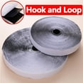 thumbnail image 1 of 5-25M Strong Glue Hook and Loop Magic Sticker Self Adhesive Fastener Tape Nylon Sticker Loop Magic Disks Tape 20/25/30/50mm with 50mm Black Hook and Loop25meter, 1 of 6