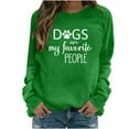 thumbnail image 1 of Azrian Deals Womens Sweatshirts Print T-Shirt Long Sleeve Blouse Round Neck Casual Tops, 1 of 6