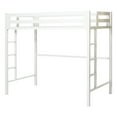 thumbnail image 3 of Walker Edison Premium Deluxe Twin Metal Loft Bed, White, 3 of 8