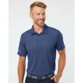 thumbnail image 1 of Adidas Mens Diamond Dot Print Polo, M, Navy BlueWhiteGrey Three, 1 of 1