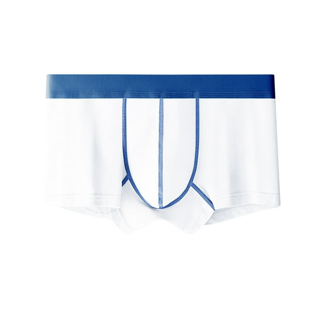 Weiqiqre Caleçons Boxeurs pour Hommes Mode Confort Coton Uni Lavables Boxeurs Anti-Fuites Breif