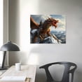 thumbnail image 3 of COMIO Dragon Frameless Canvas Wall Art Painting Scenery Artwork Picture for Living Room Bedroom Home Office Wall Decor, 3 of 4