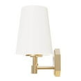thumbnail image 4 of Hunter - Nolita 2-light Alturas Gold, Medium Size Vanity Light, Dimmable, Modern Style, for Bedrooms, Dining, Living Rooms - 19880, 4 of 6