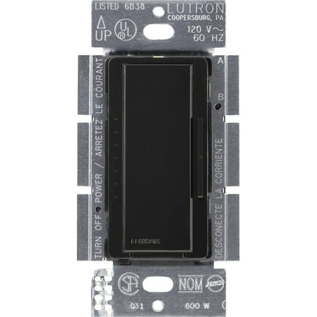 Lutron Incandescent Dimmer (Lutron Maestro C.L Dimmer Switch for Dimmable LED, Halogen & Incandescent Bulbs, Single-Pole or Multi-Location, MACL-153M-BL,)