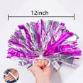 thumbnail image 3 of GoXteam 2 Pack Cheerleader Pom Poms Sports Dance Cheer Plastic Pom Poms Cheerleading for Sports Team Spirit Cheering, Red, 3 of 7