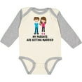 thumbnail image 3 of Inktastic My Parents Are Getting Married Boys or Girls Long Sleeve Baby Bodysuit, 3 of 5