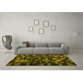 thumbnail image 3 of Ahgly Company Indoor Square Persian Yellow Bohemian Area Rugs, 5' Square, 3 of 4