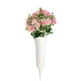 thumbnail image 2 of Memorial Day Flowers for Cemetery – Artificial Rose Bouquet with Bucket, Mother's Day Grave Decorations, Vibrant Cemetery Flowers for Gravesite & Headstones, 2 of 9