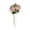Light Pink, variant on 1 Set Champagne Rust Red Artificial Cemetery Flowers with Vase, 11" Faux Rose Bouquet with Ground Stake, UV Resistant All Weather Memorial Decor for Grave Outside
