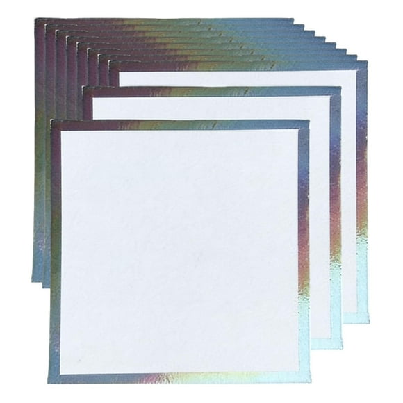 KLKCMS 10 Pcs Shikishi Japonais Panneaux Blancs Robustes pour Événements de Conventions Dessinés à la Main 15x15cm