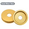 thumbnail image 2 of MYG 3inch 75mm Rond Sec Meule Diamant Brasée Demi-bullnose Edge, 2 of 9
