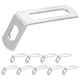 thumbnail image 1 of 10 soportes angulares para estante de madera, soporte de esquina en ángulo recto de 90 grados en forma de L., 1 of 6