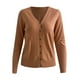 thumbnail image 4 of Moda Mujer Botones Manga Larga Casual Sólido Corto Abrigo Cárdigan Blusa Odeerbi  ODB-6, 4 of 4