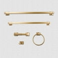 thumbnail image 3 of 5 pcs Bathroom Hardware Set Heavy Duty Hook Toilet Paper Holder Towel Ring Bar, 3 of 5