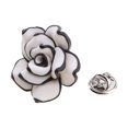 thumbnail image 3 of Broche de flor de polimérica hecho a mano, alfiler de sopa para mujer, insignia Hugo broche de la flor de la boda, 3 of 9