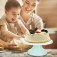 thumbnail image 1 of unbranded White Plastic Manual Cake Turntable Revolving Cake Decorating Stand for Smooth Rotation, 1 of 8