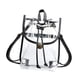 thumbnail image 4 of Mochila transparente para organizar el almacenamiento, viajes, para hombres y mujeres, bolsa de PVC transparente para conciertos., 4 of 8