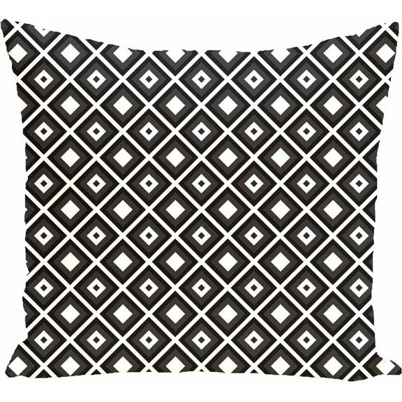 Simply Daisy Geometric Print Decorative Pillow, 16" x 16"