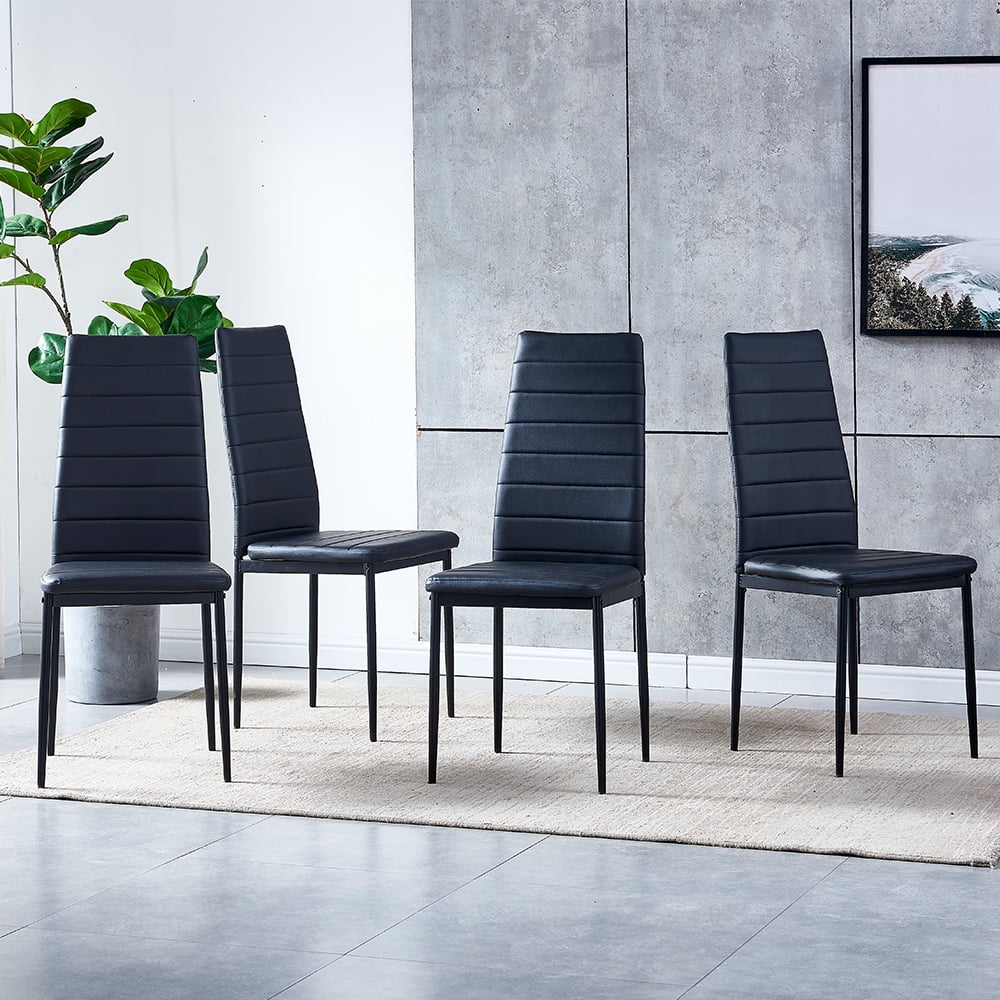Ansley&HosHo Set of 4 Dining Table Chair Set Kitchen Chairs Dining Room