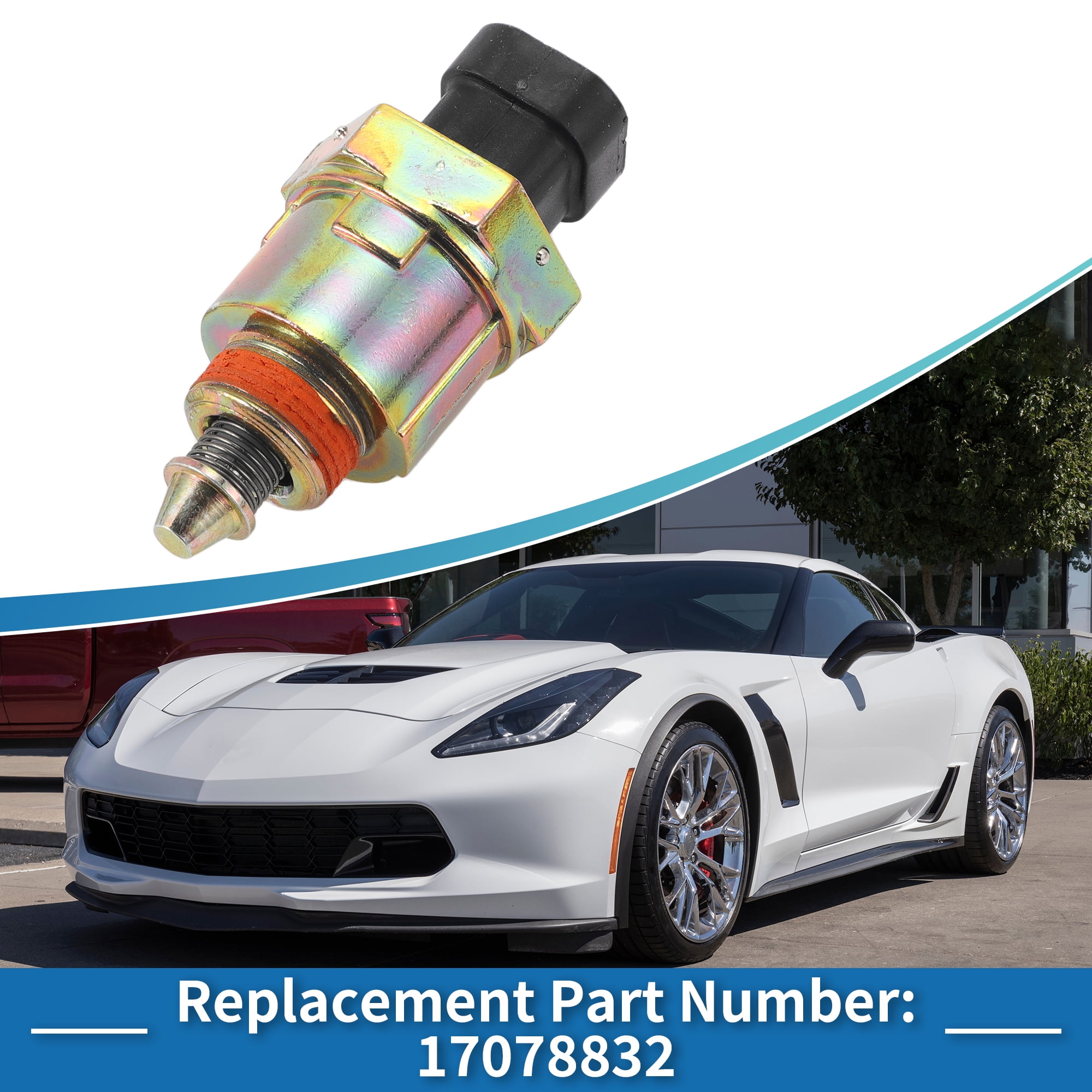 Unique Bargains Car Idle Air Control Valve for Chevrolet Corvette 1982-1984, Camaro