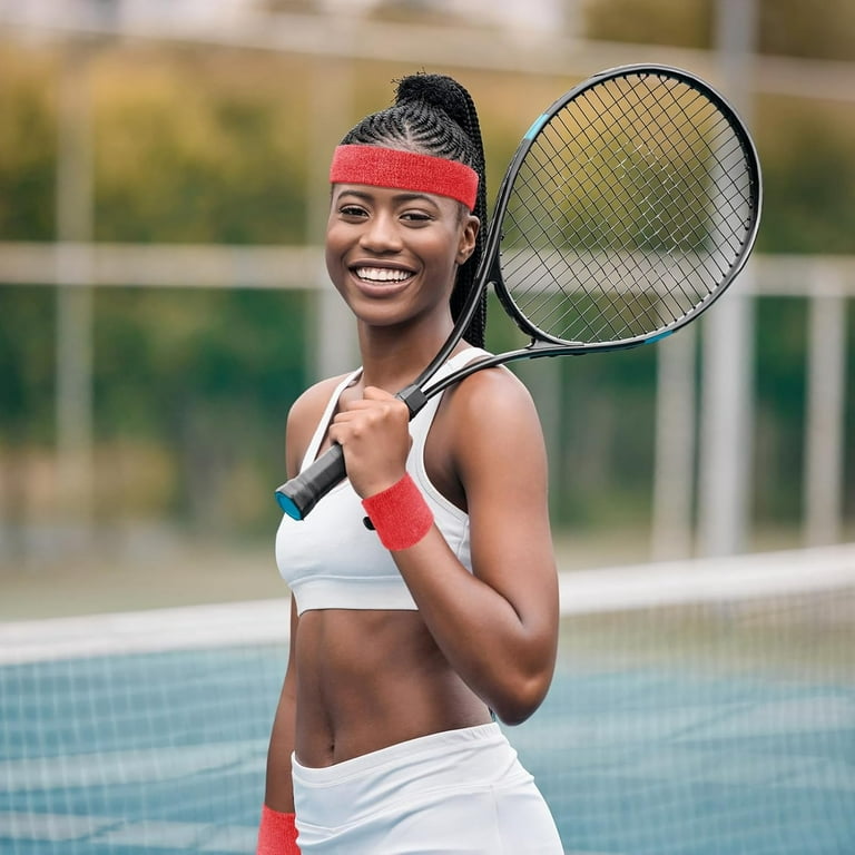 Lsupdaol 12 Pcs Neon Sweatbands Wrist Headbands for Men Women 80s