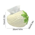 thumbnail image 3 of Eespoir Cute Strawberry-shaped Tissue Box, Storage Box for Facial Tissues, Girlish-style Napkin Holder, For Living Room, Dining Table, Bathroom Counter, Decorative Organizer(White), 3 of 6