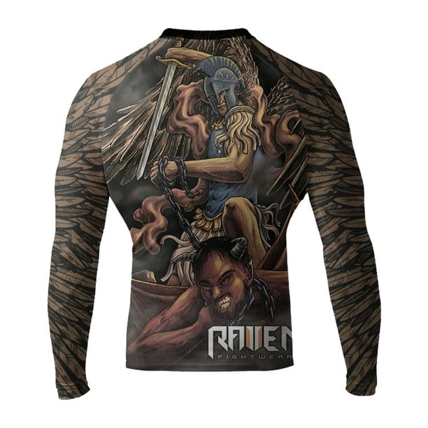 Raven Fightwear Raven Fightwear Men's Archangel MMA BJJ Rash Guard
