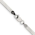 thumbnail image 5 of Diamond2Deal 925 Sterling Silver 3mm Magic Herringbone Chain Necklace for Men 22", 5 of 6