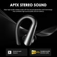 thumbnail image 2 of for Samsung Galaxy Z Flip4 Bluetooth Headphones with Earhooks Waterproof IPX7 Over the Ear Wireless Sports Workout Earbuds with LED Display for Gym Running Exercise Fitness with Mic, 2 of 5