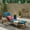 Blue, variant on Noble House Maki Outdoor Acacia Wood Chaise Lounge in Light Gray and Orange