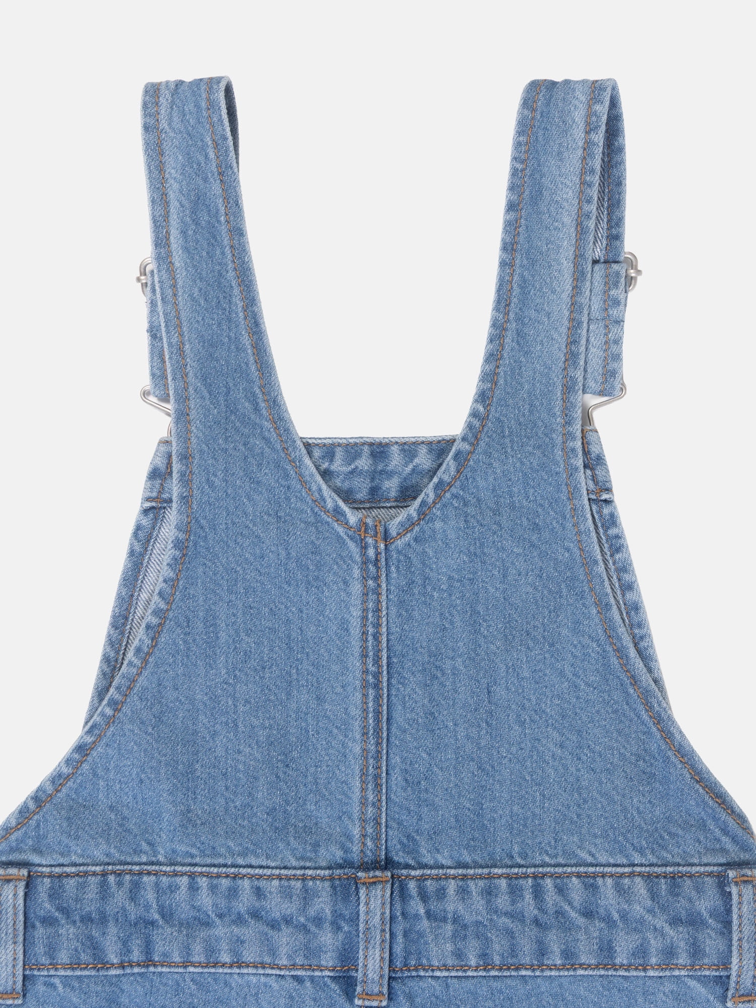 Wonder Nation Girls Denim Overall, Sizes 4-18