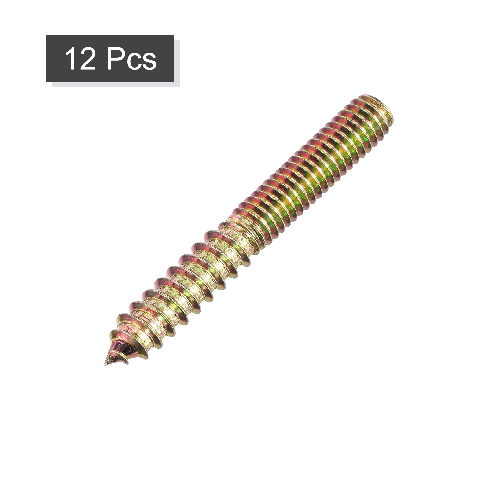 CSeao 10-Pack M6x80mm Joint Connector Bolts - Half Thread, Black, 17mm Head, 4mm Allen Key Included