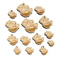 thumbnail image 1 of Tortilla Chips and Dip Salsa Cheese Guacamole Wood Mini Charms Shapes DIY Craft Jewelry - No Hole - 18mm (17pcs), 1 of 7