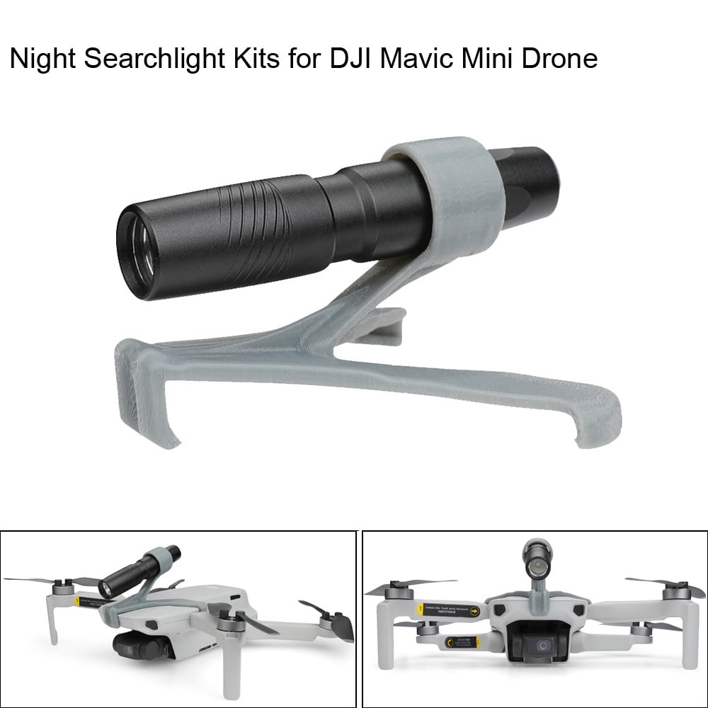 Adjustable Angle Flashlight Kit Navigation Landing Gear ABS for DJI Mavic Air 2