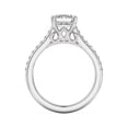 thumbnail image 3 of Eloya Jewel Wedding Engagement Moissanite Ring - Emerald Cut 1.49 Ct Moissanite Jewelry - 14K White Gold Plated Design for Women's - Elegant Gift for Special Moments - Birthday Gift, 3 of 3