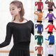 thumbnail image 2 of Conjunto de camisola de 2 piezas con top corto y tirantes finos de modal suave para mujer, 2 of 8