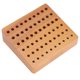 thumbnail image 1 of Soporte de herramientas de madera para punzones de destornillador, almacenamiento de herramientas, organizador, estante, 60 agujeros, 1 of 8