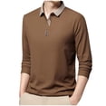 thumbnail image 2 of Blusa y camisa de manga larga con cuello vuelto para hombre, ropa deportiva para el hogar, pijamas, camiseta de color liso, blusa deportiva de manga larga con cuello vuelto, blusa para hombre, blusa d, 2 of 6