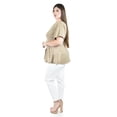 thumbnail image 2 of Blusa corte A Roman Fashion /Tallas Extras, 1710 (Cafe) cafe 40, 2 of 5