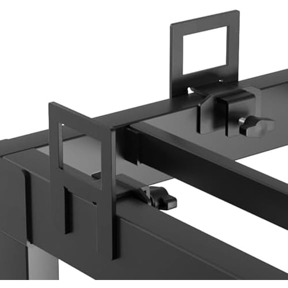 Adjustable Non Slip Mattress Gaskets for Metal Bed Frame, 6 Pcs Mattress Holder in Place Gripper, Anti-Slip Baffle Retainer Bar, Keep Mattress from Sliding, Black$$