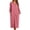 Pink, variant on SELONE Bathrobes for Women Zip Front Plus Size Long Dress Full Zip Long Sleeve Hooded Robe with Pockets Cozy Homewear