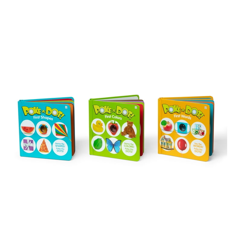 Melissa & Doug Interactive Poke-a-Dot 3-Pack First Words Shapes