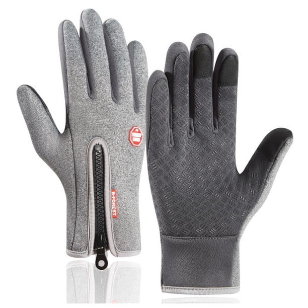 Guantes de terciopelo para deportes al aire libre, de otoño e invierno, para hombres y mujeres, con pantalla táctil, cálidos, resistentes al agua y al viento