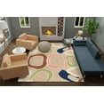 thumbnail image 2 of Beige Tufte | 9x12, 9x13, 10x10, 10x14 | Geometric Rug | Hand Tufted | Area Rug, 2 of 5