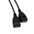 thumbnail image 5 of Mâle Alimentation Femelle A Y Cordon USB vers Adaptateur 2 Prises 2.0 Répartiteur Hub, 5 of 5