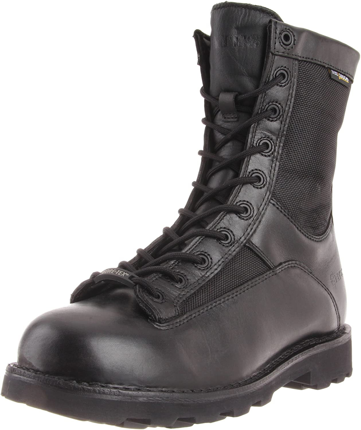 Bates Men's Defender 8 Inch Lace To Toe Waterproof Waterproof Boot, Black, 11.5 XW US | Walmart
